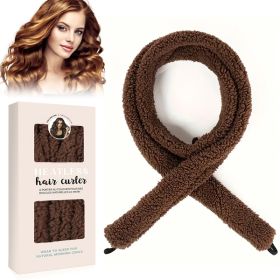 Satin Free Heating Curling Iron, Banned From Sale On Amazon Platform (Color: Brown)